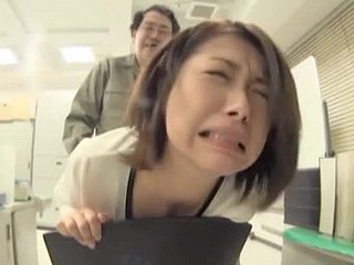 Deviant Japanese bitch gets fucked unconnected with a few horny dudes
