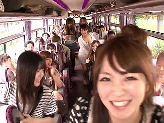 Silly Orgy in a Vivify Trainer almost Cock Sucking and Riding Japanese Sluts