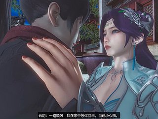 3D Doujin Yunyun和Sex Consequent NTR亚洲人